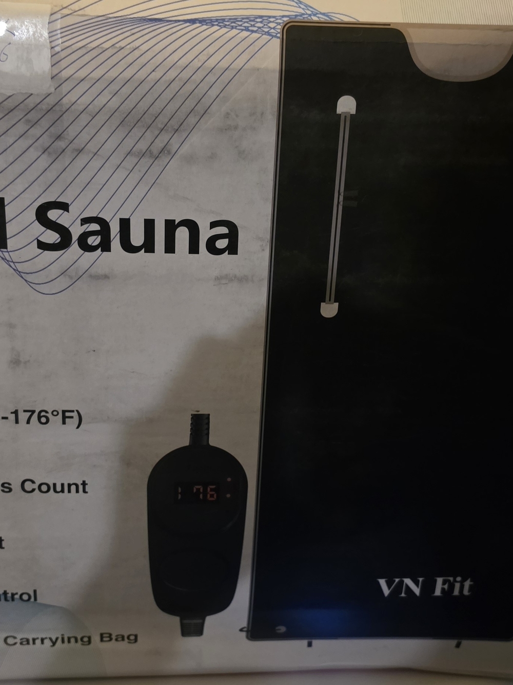 Black Portable Steam Sauna Controller